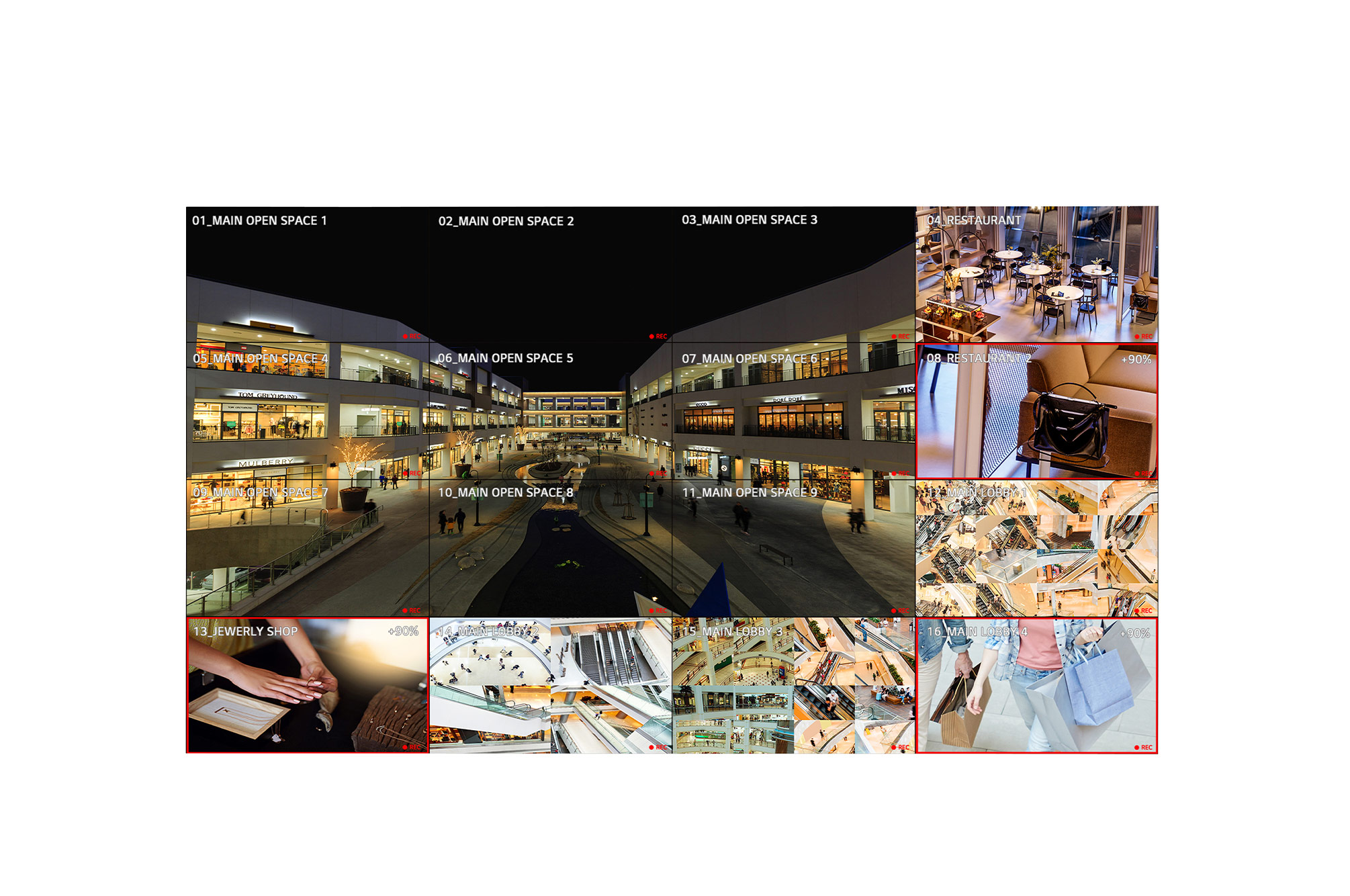 LG 55" Video-Wall (btob0.44mm)